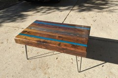 3StripeBlueEpoxyCoffeeTable